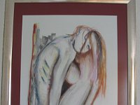 Some framed works